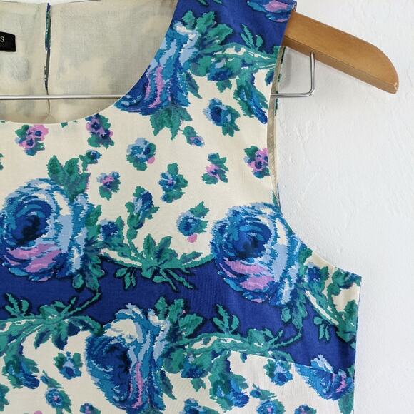 NWOT TALBOTS Floral Sleeveless Blouse 2P - Picture 4 of 8